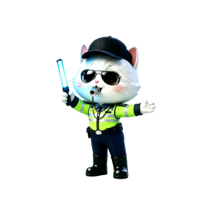 白猫警官1